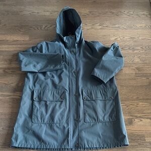 Barbour Blue Green Waterproof Raincoat 2x